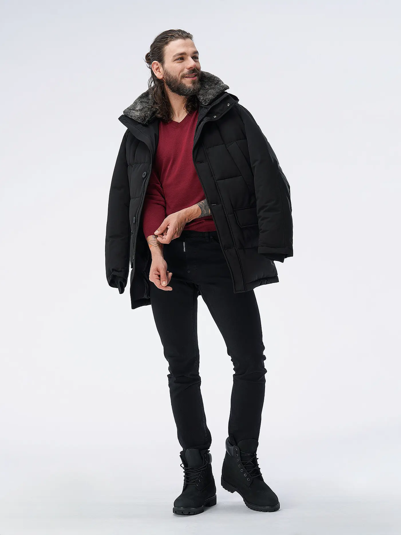 STRELLSON | Steppjacke PLAZA | schwarz
